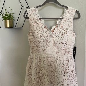 Lovely White Lace Dress